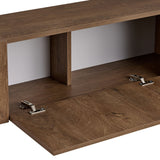 Nexus tv-meubel eikenlook zwart 180 cm Kafkas eikenlook / Zwart Gemelamineerd hout