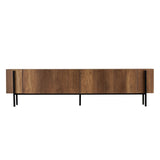 Nexus tv-meubel walnootlook zwart 180 cm Barok walnootlook en zwart Gemelamineerd houtcomposiet