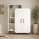 Boekenkast Form Wit Melamine 90x132x32 cm