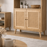 Boekenkast Jut Eik Beukenhout 40x110x90 cm