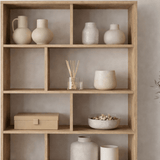 Boekenkast Kosmos Walnoot Eik Melamine 83,9x175,6x29,5 cm