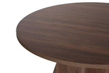 Eettafels - Eetkamertafel rond Walnoot - 120 cm - Mary - Dimehouse
