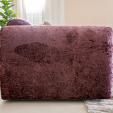 Hoekbank paars chenille stof - 292x170 cm - Shane - rechts