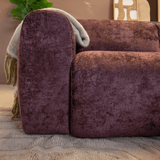 Banken-2-zits bank paars chenille stof - 195x85 cm - Shane-Dimehouse