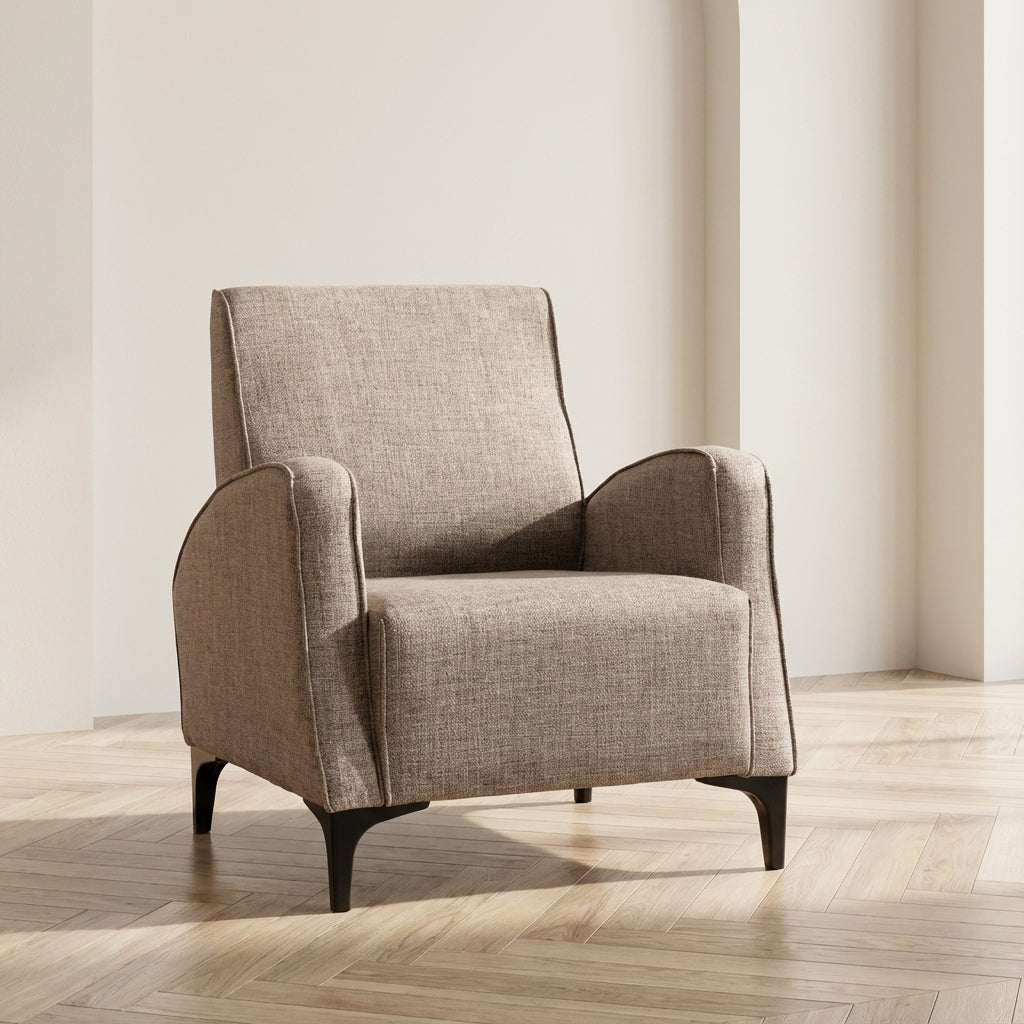 Fauteuil Petra Fawn sfeerfoto in modern interieur