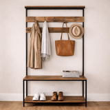 Kapstokken - Garderobemeubel Kapstok Naturel Gorne - Dimehouse
