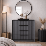 Ladekast Kale Luxe Antraciet Melamine 70x77x45 cm