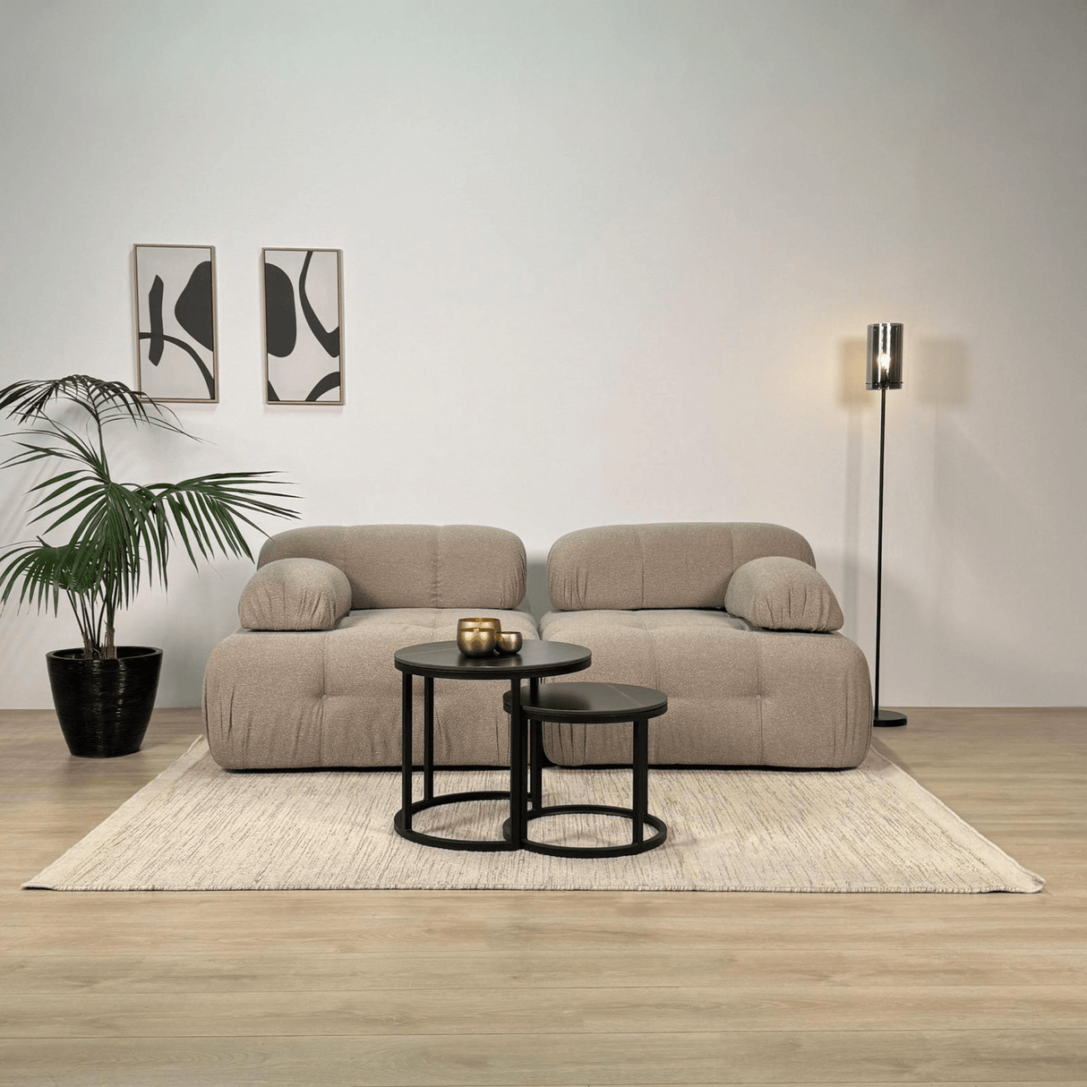 Modulaire bank 2-zits Doblo beige