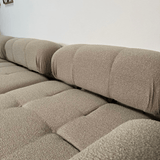 Modulaire bank 3-zits met hocker Doblo beige