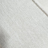 Modulaire hoekbank met losse hocker ecru beige linnen stof Fora - links