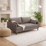 Banken - Slaapbank taupe stof 3 - zits - Bella - Dimehouse