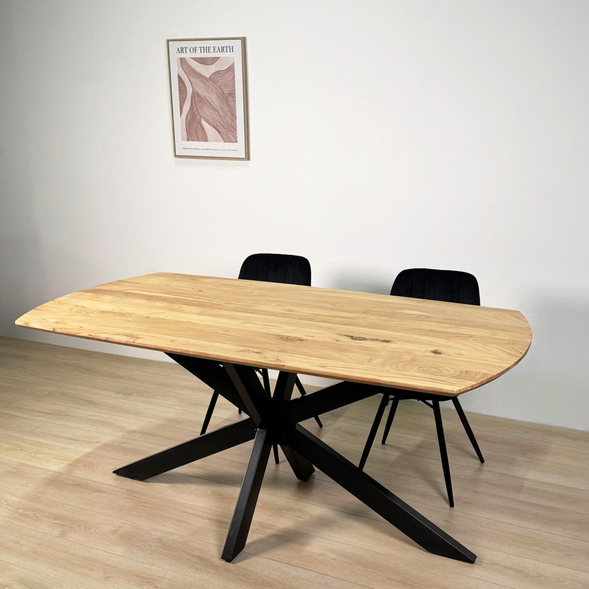 Uitschuifbare Eettafel Mack Deens Ovaal Acaciahout 175-275x90 cm