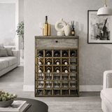 Wijnkast Ferre metaal antiek brons