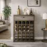 Wijnkast Ferre metaal antiek brons