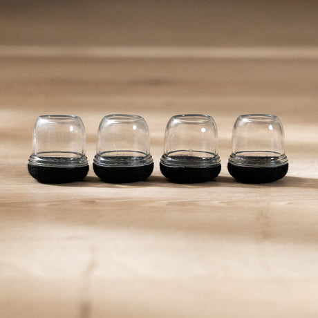 Floor protector felt L - 19-25 Transparent Transparant